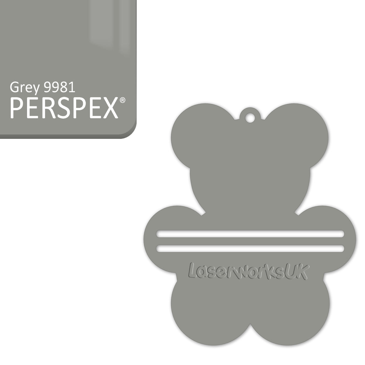 Acrylic Teddy Bear Money Holder Blanks (Pack of 3) - Laserworksuk