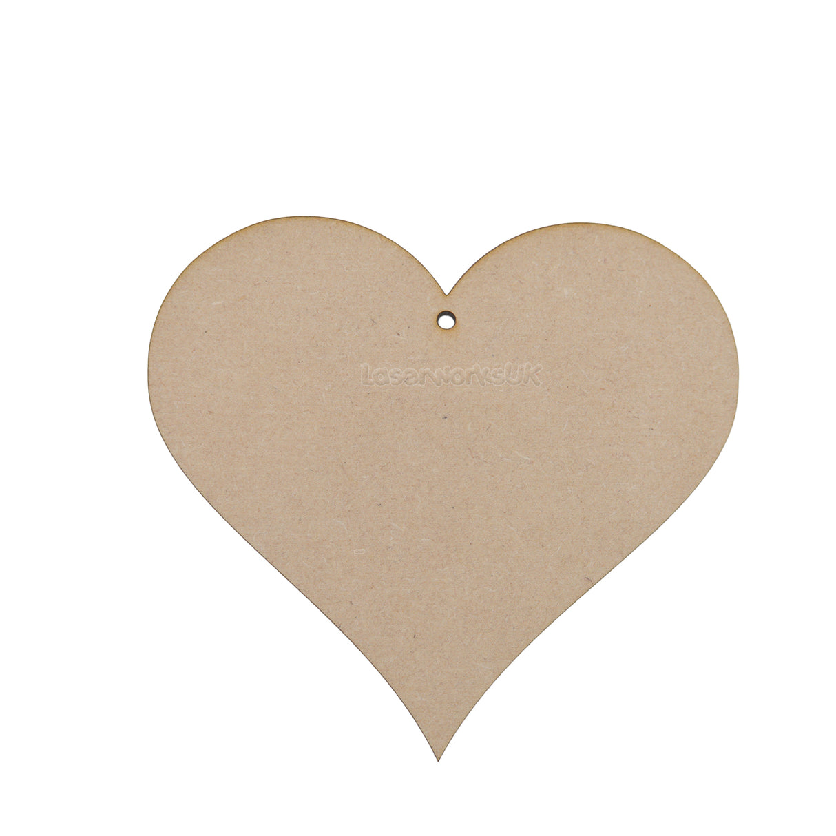 Wooden MDF Craft Hearts Wooden shapes - LaserworksUK