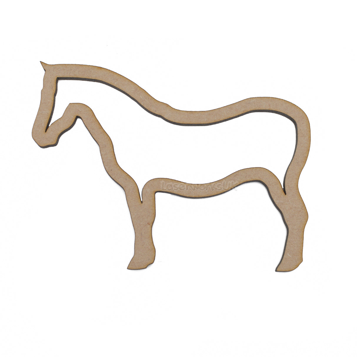 Shetland Pony Outline Shapes - LaserworksUK