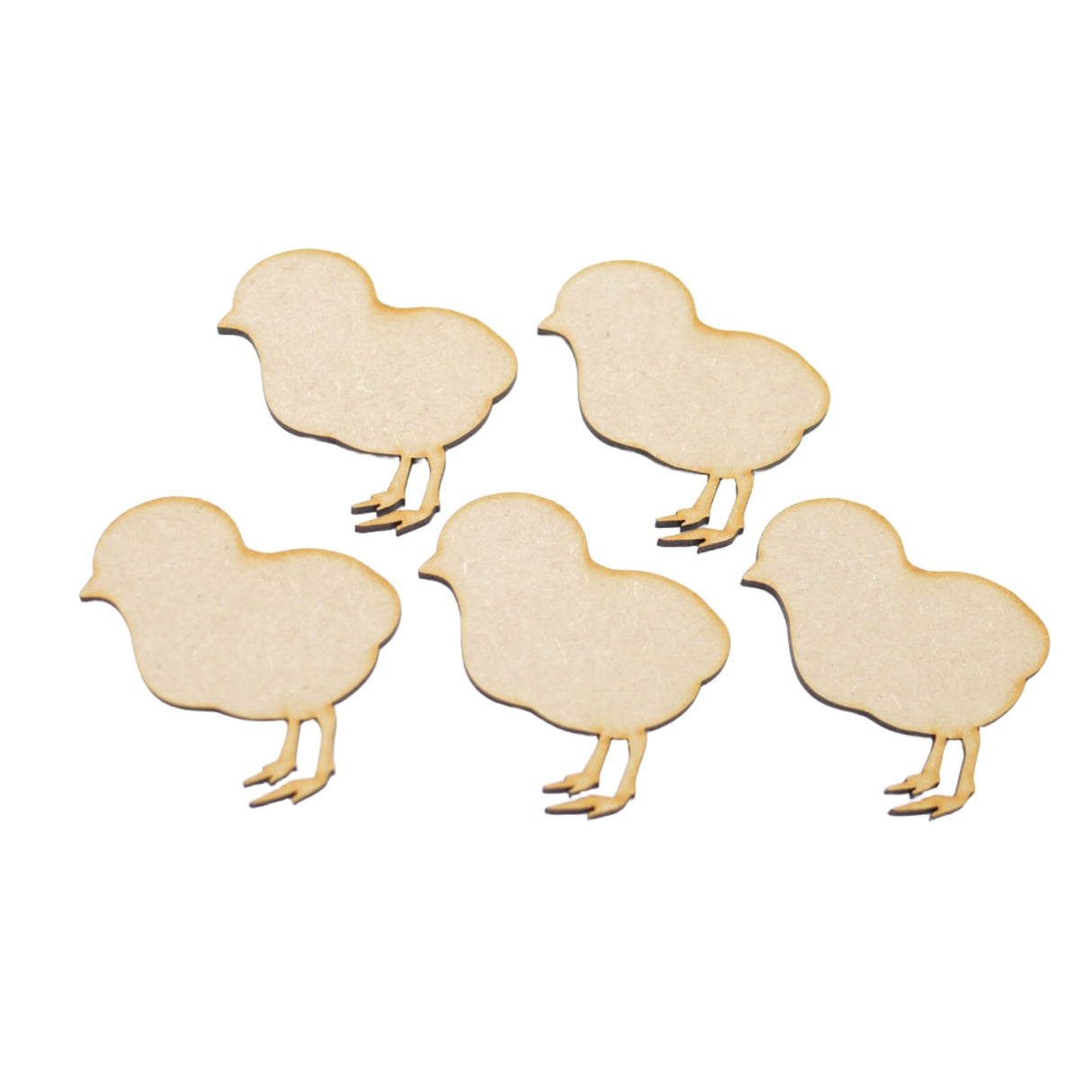 Easter Chicks Craft Shapes - MDF Wooden Chicken - Tags - Embellishments - LaserworksUK