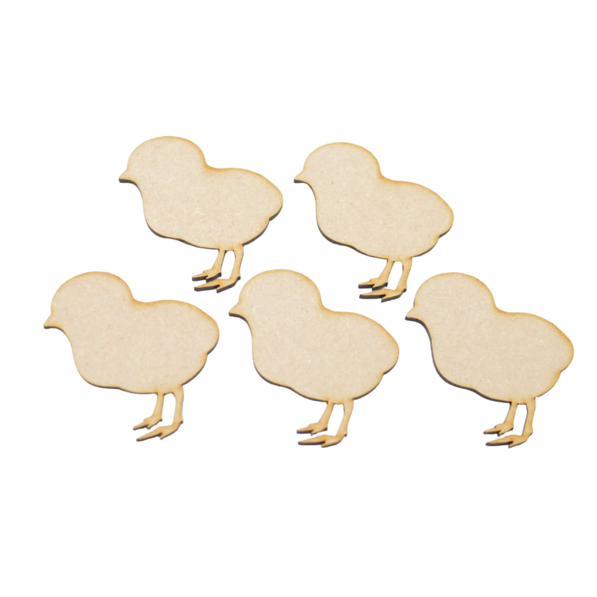Easter Chicks Craft Shapes - MDF Wooden Chicken - Tags - Embellishments - LaserworksUK