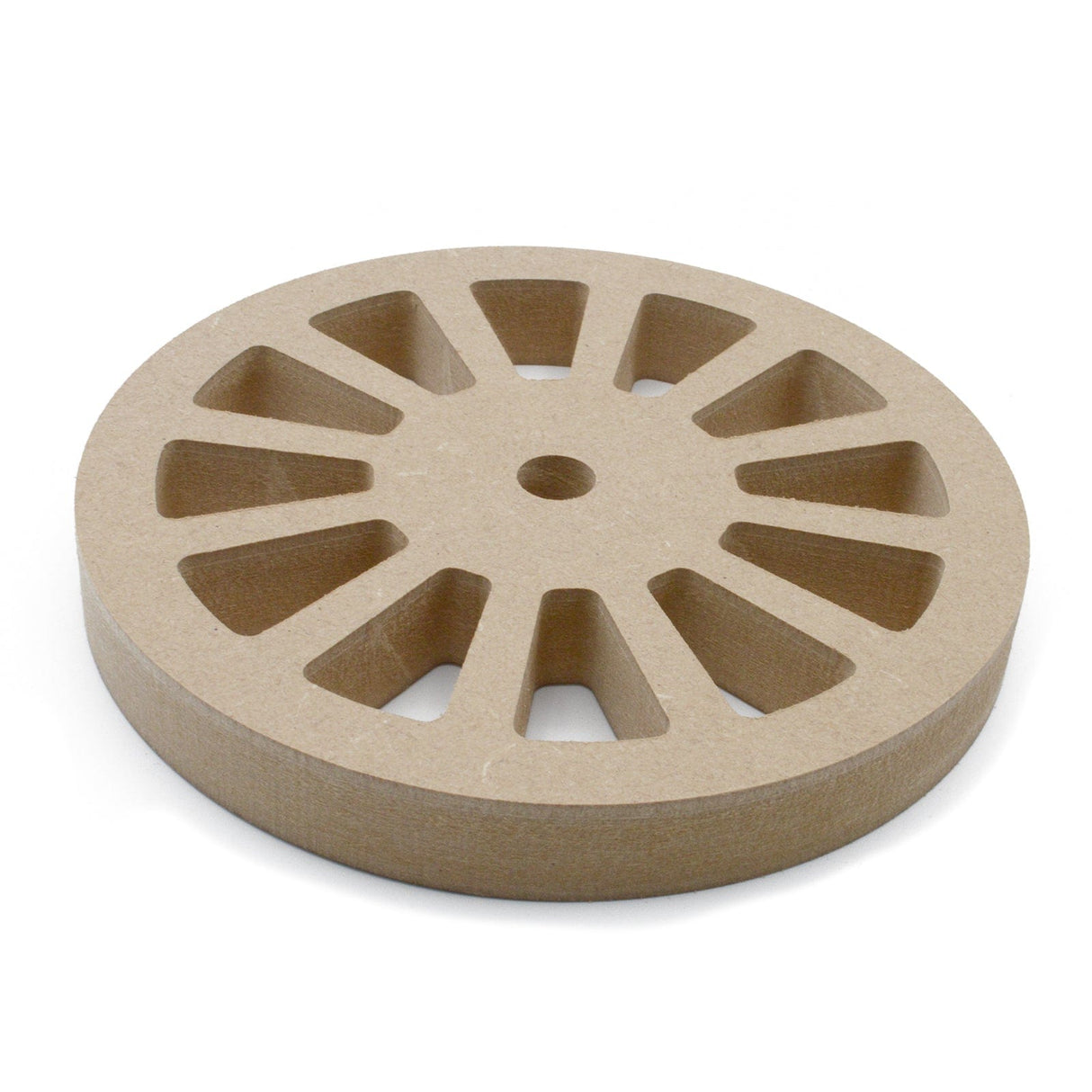 18mm Thick Model Train - Vintage Coach Wheels - LaserworksUK