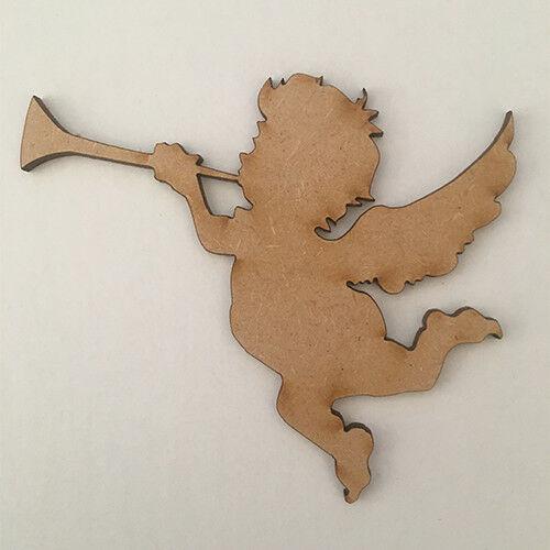 6 x Cherubs Cupid Cutout Angel Shapes | MDF Craft Blanks - LaserworksUK