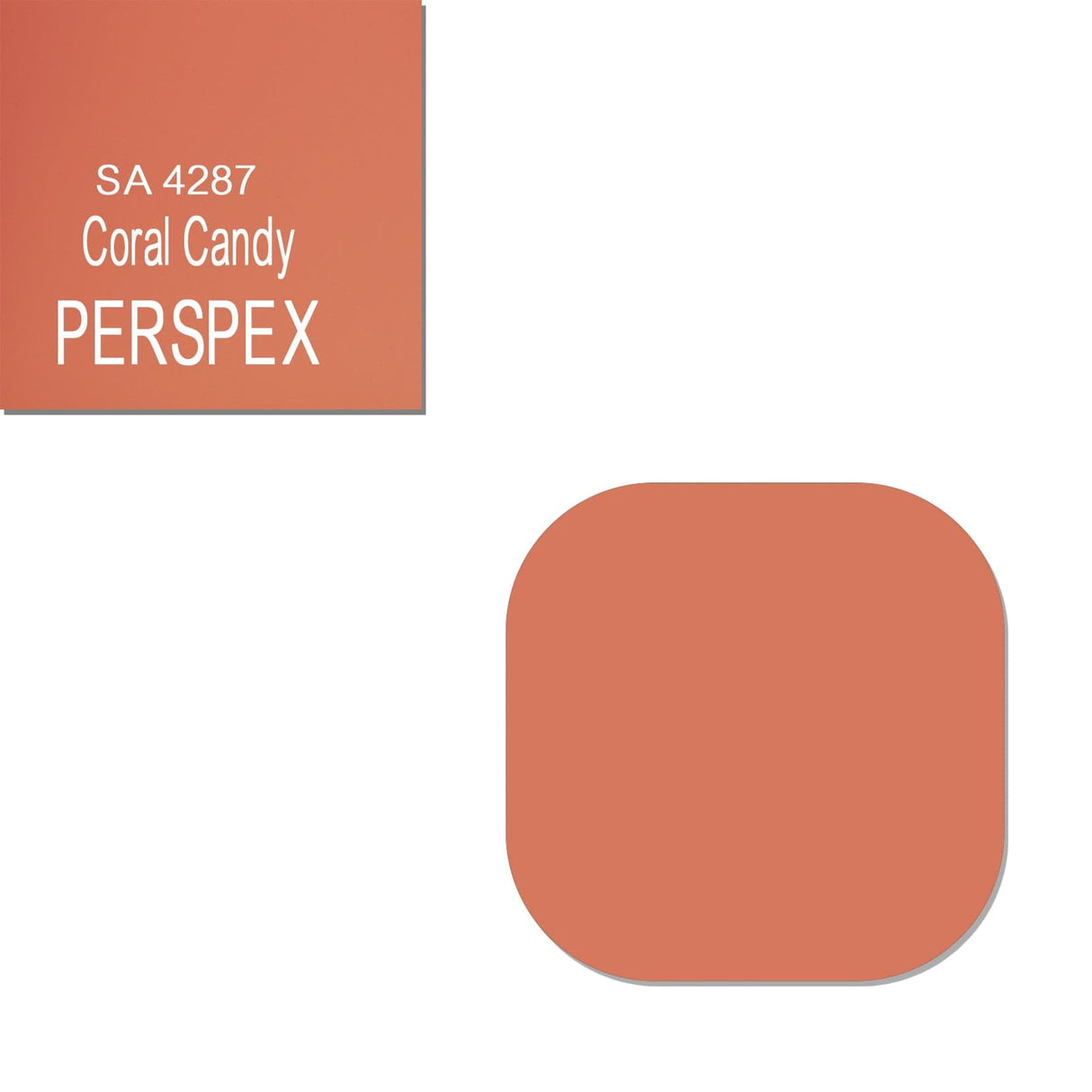 Acrylic Coasters - Square Blanks - (7.5cm Pack of 5) - Laserworksuk
