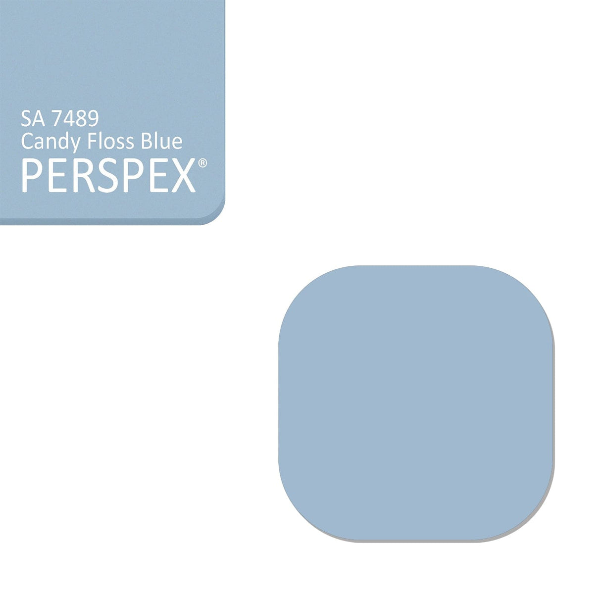Acrylic Coasters - Square Blanks - (9.5cm Pack of 5) - Laserworksuk