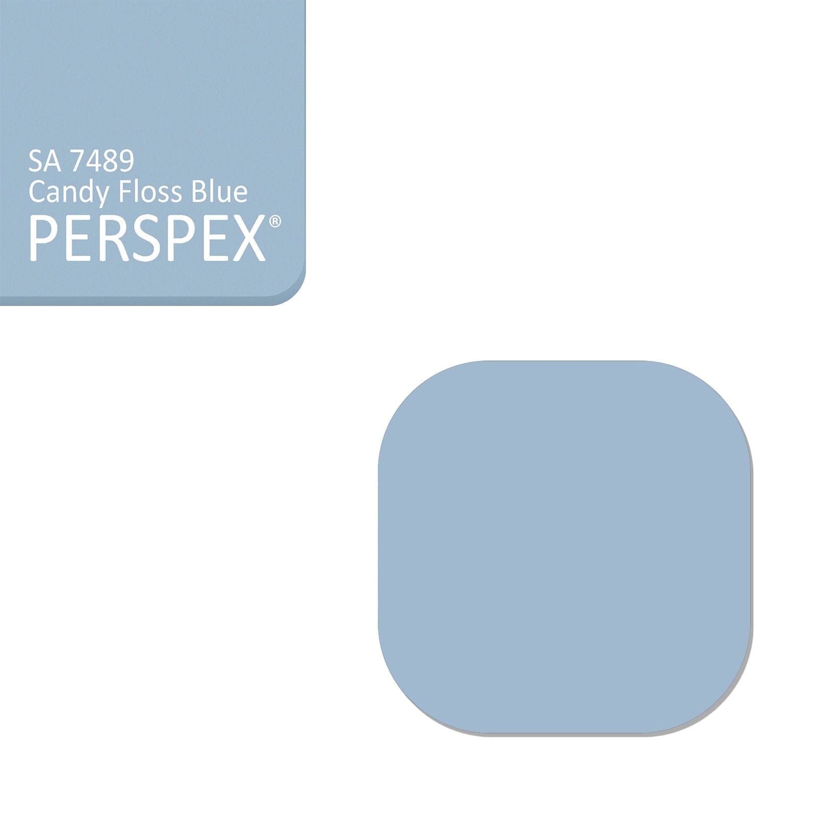 Acrylic Coasters - Square Blanks - (9.5cm Pack of 5) - Laserworksuk