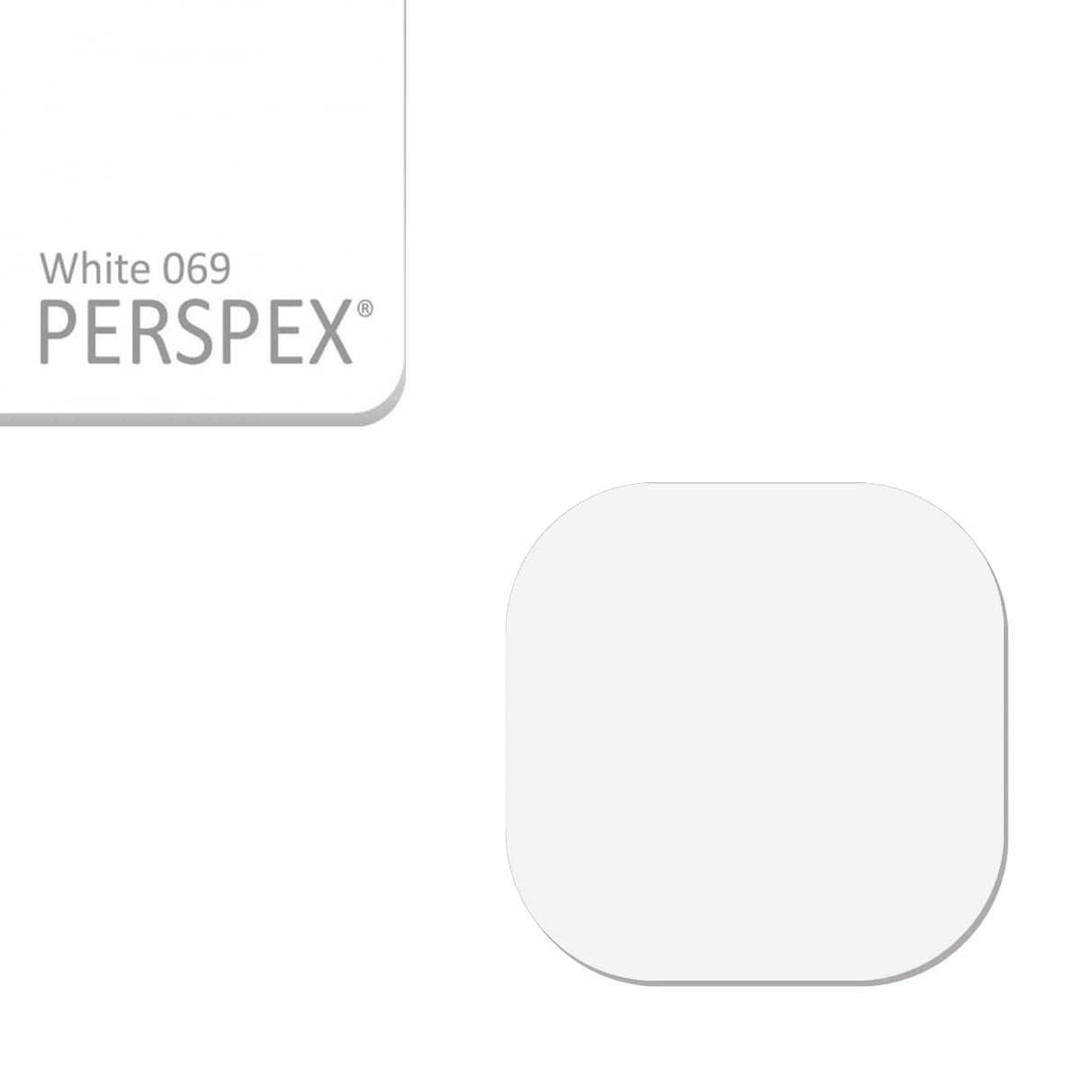 Acrylic Coasters - Square Blanks - (9.5cm Pack of 5) - Laserworksuk
