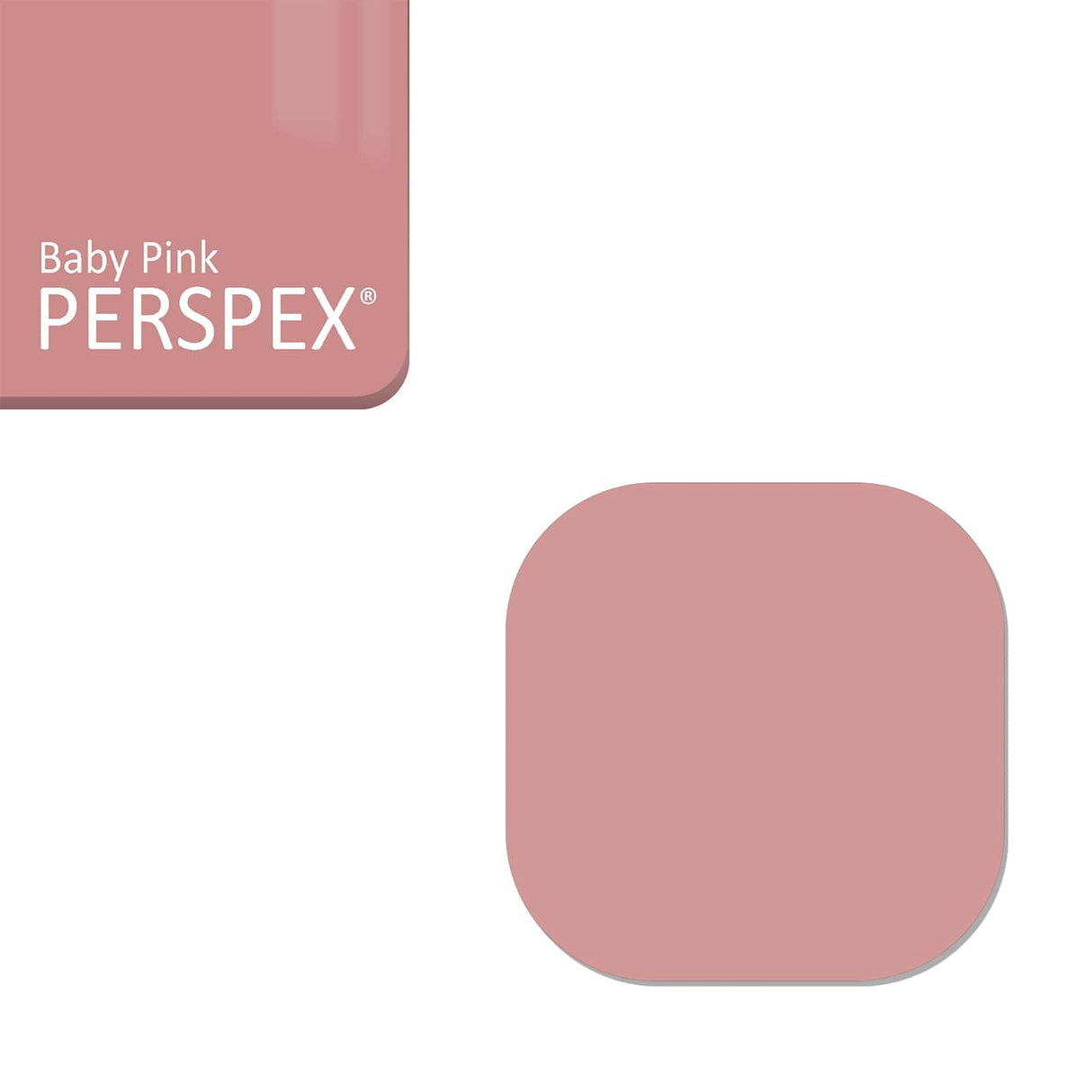 Acrylic Coasters - Square Blanks - (9.5cm Pack of 5) - Laserworksuk