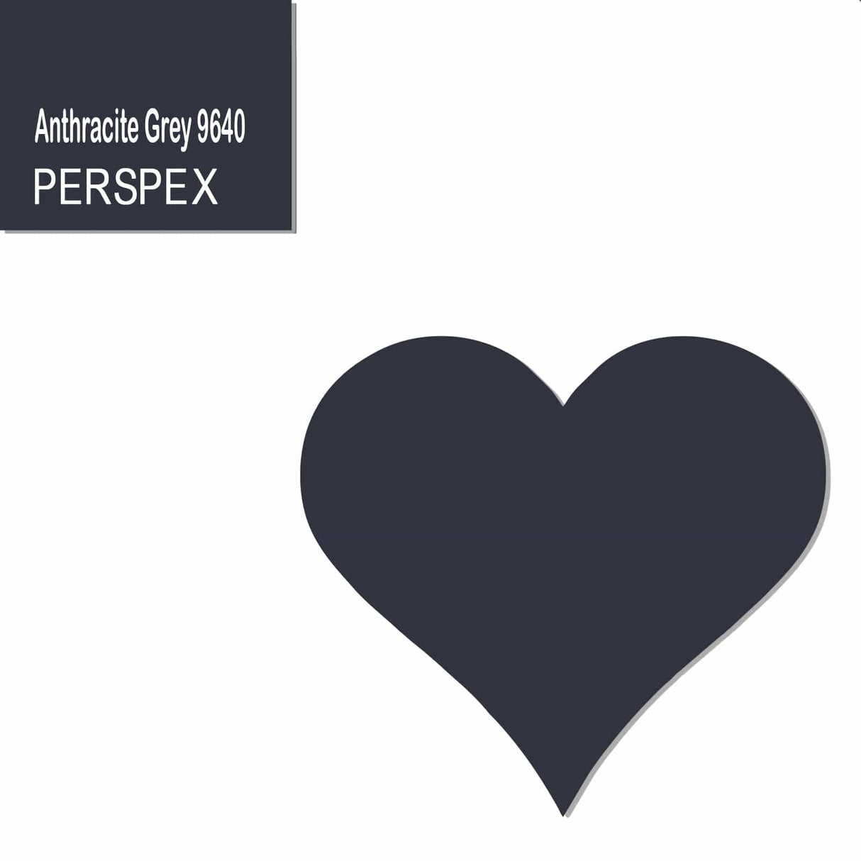 Acrylic Heart Blanks (15cm Pack of 3) - Laserworksuk