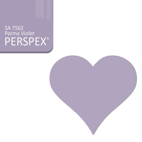 Acrylic Heart Blanks (6cm Pack of 9) - Laserworksuk