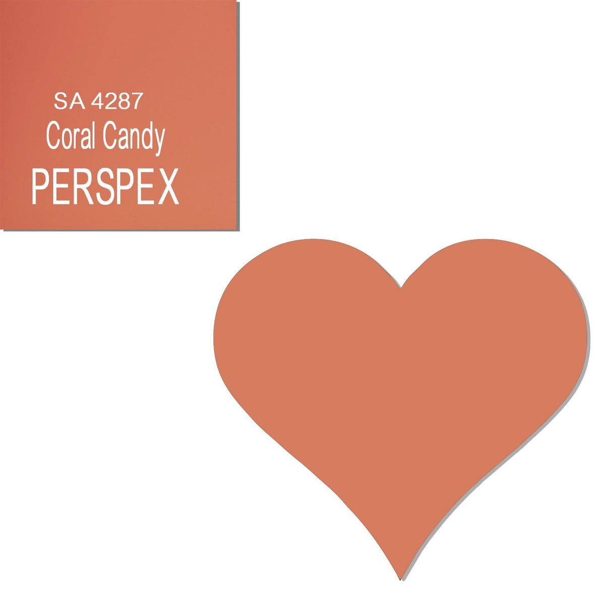 Acrylic Heart Blanks (15cm Pack of 3) - Laserworksuk