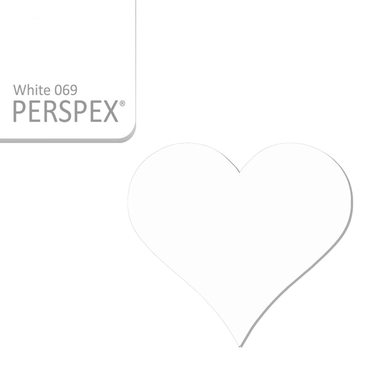 Acrylic Heart Blanks (6cm Pack of 9) - Laserworksuk