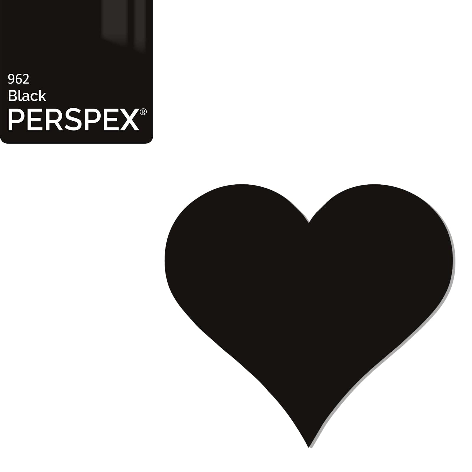 Acrylic Heart Blanks (6cm Pack of 9) - Laserworksuk