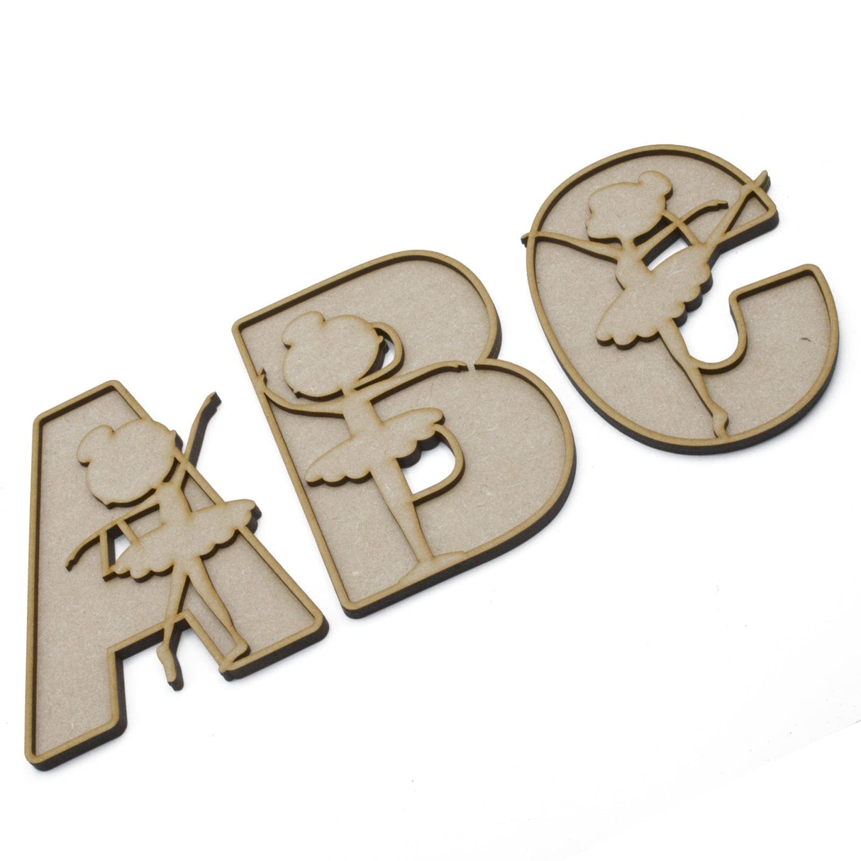 Ballerina Alphabet Letters - Full Alphabet Set Available - LaserworksUK