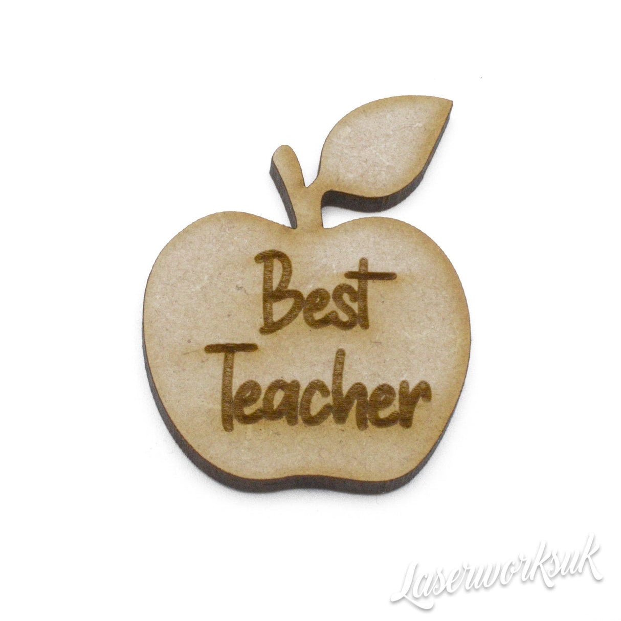 Best Teacher Apple Gift Tags - LaserworksUK
