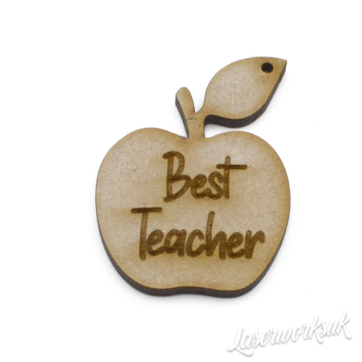 Best Teacher Apple Gift Tags - LaserworksUK