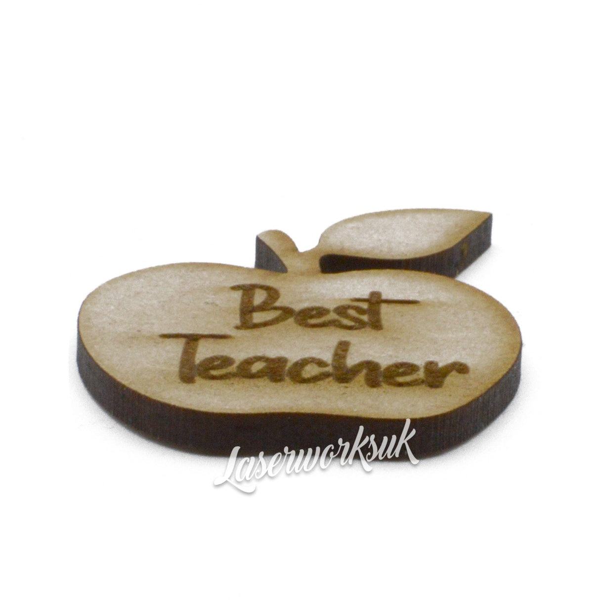 Best Teacher Apple Gift Tags - LaserworksUK