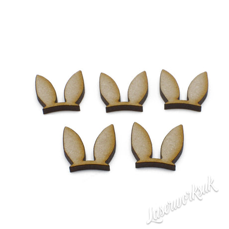 Bunny Ears - Kids Wooden Rabbit Craft Shapes - LaserworksUK