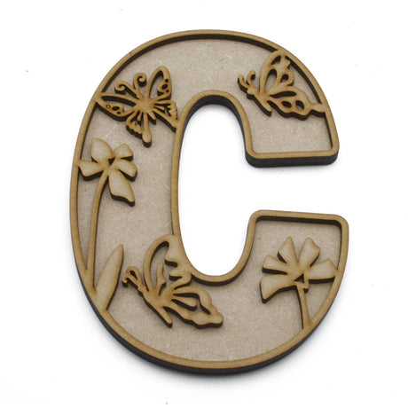 Butterfly Alphabet Letters - Full Alphabet Set Available - LaserworksUK