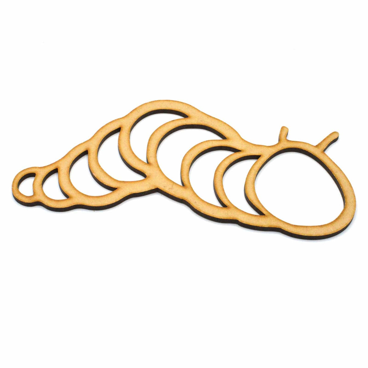 Caterpillar Outline Shapes - Wooden Craft Shapes - LaserworksUK