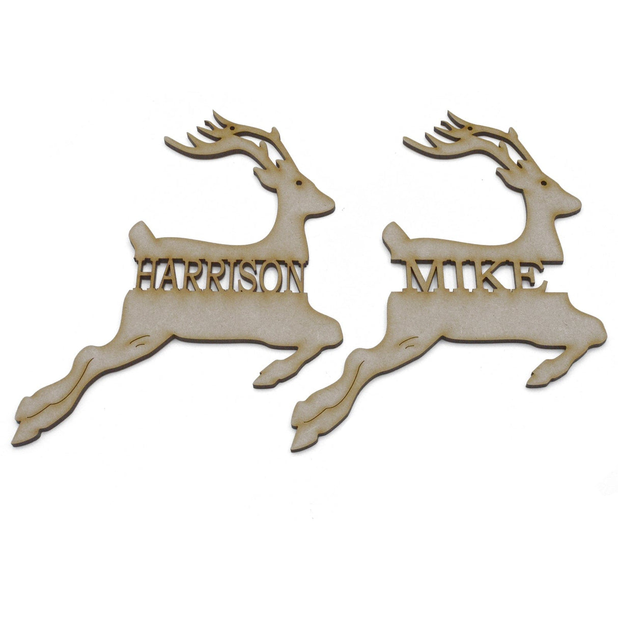 Christmas Rudolph Reindeer Baubles - LaserworksUK