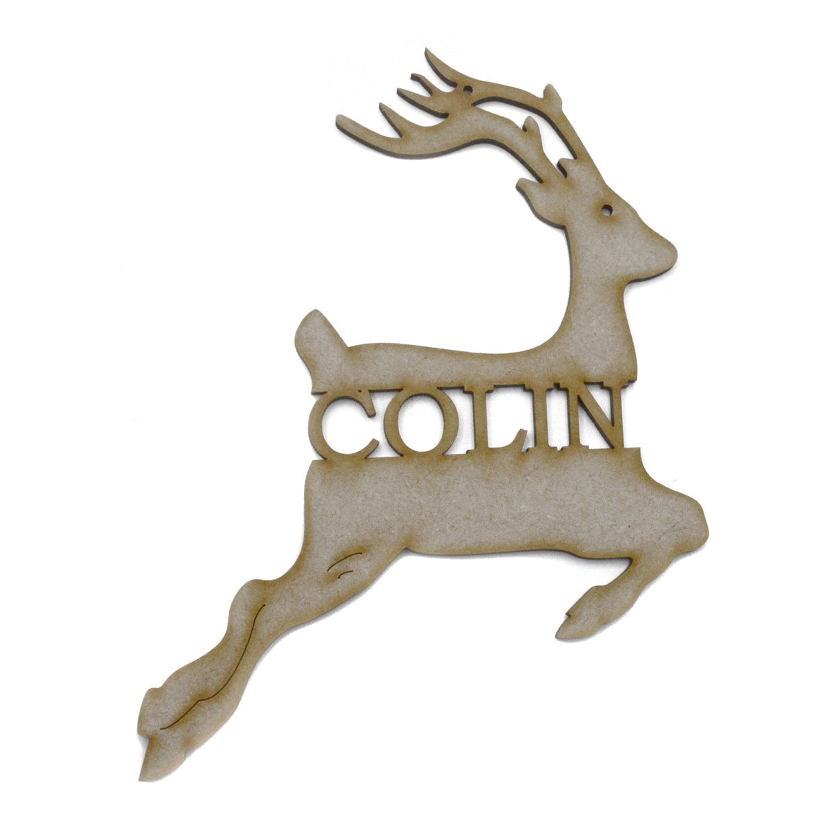 Christmas Rudolph Reindeer Baubles - LaserworksUK