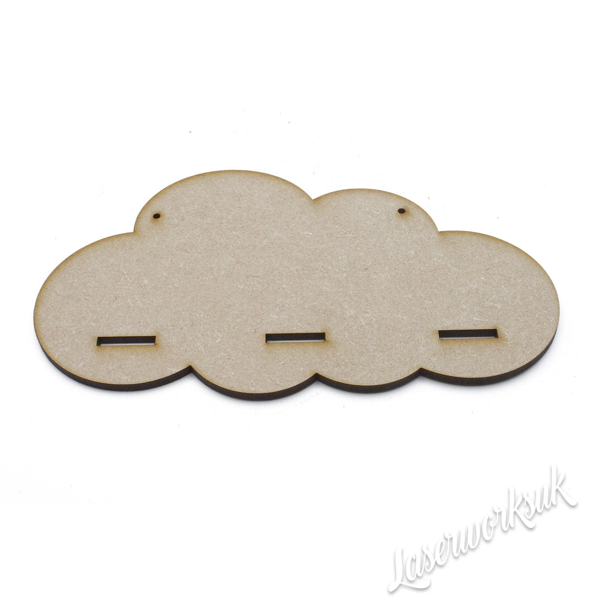 Cloud Hair & Clip Ribbon Bow Holder - Cloud Storage Organizer - LaserworksUK