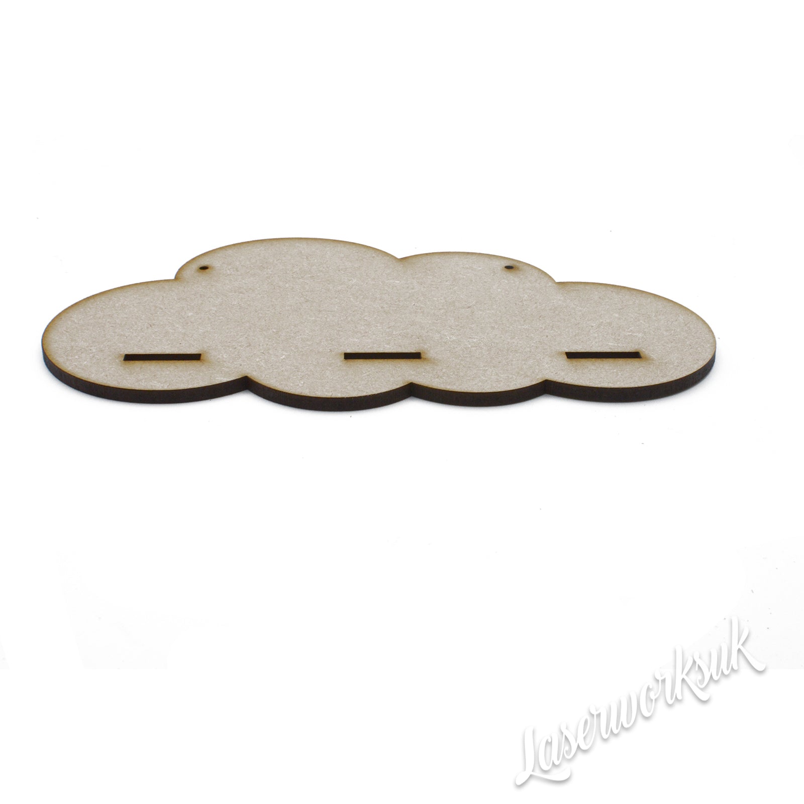 Cloud Hair & Clip Ribbon Bow Holder - Cloud Storage Organizer - LaserworksUK