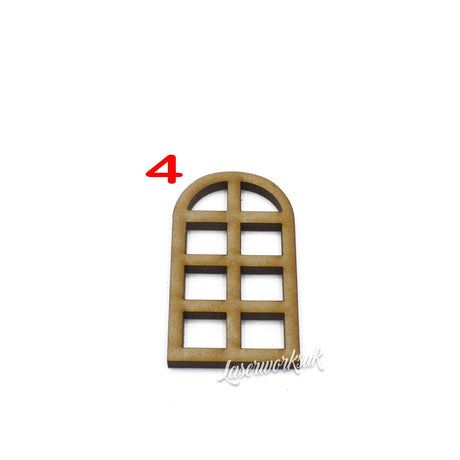 Craft Window Shapes | Dolls House - LaserworksUK