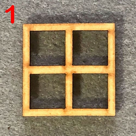 Craft Window Shapes | Dolls House - LaserworksUK