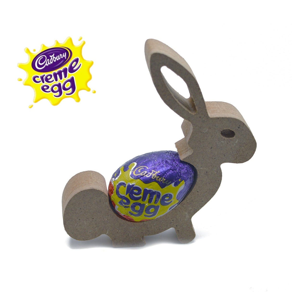 Freestanding Easter Bunny Easter Egg holder - Laserworksuk