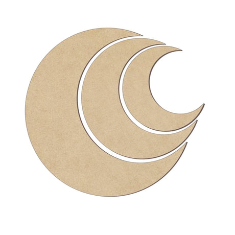 Crescent Moon - Ramadan Moon Shape - LaserworksUK