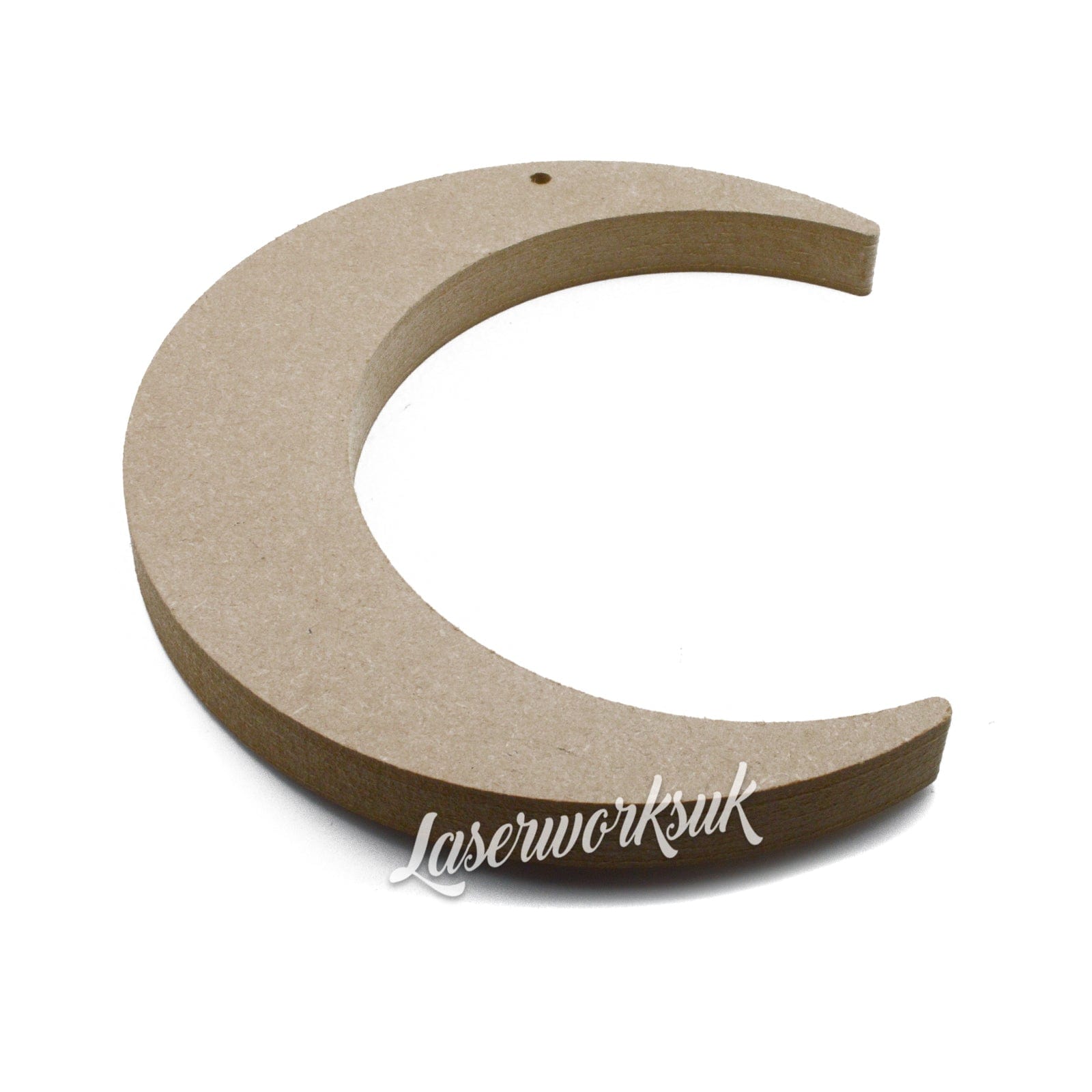 Crescent Moon Shape 18mm Thick MDF - Nursery Crafts - Laserworksuk