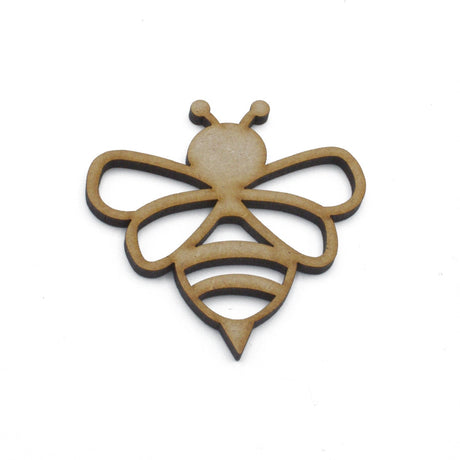 Cute Bumble Bee Honey Bees - MDF Craft Shape - LaserworksUK