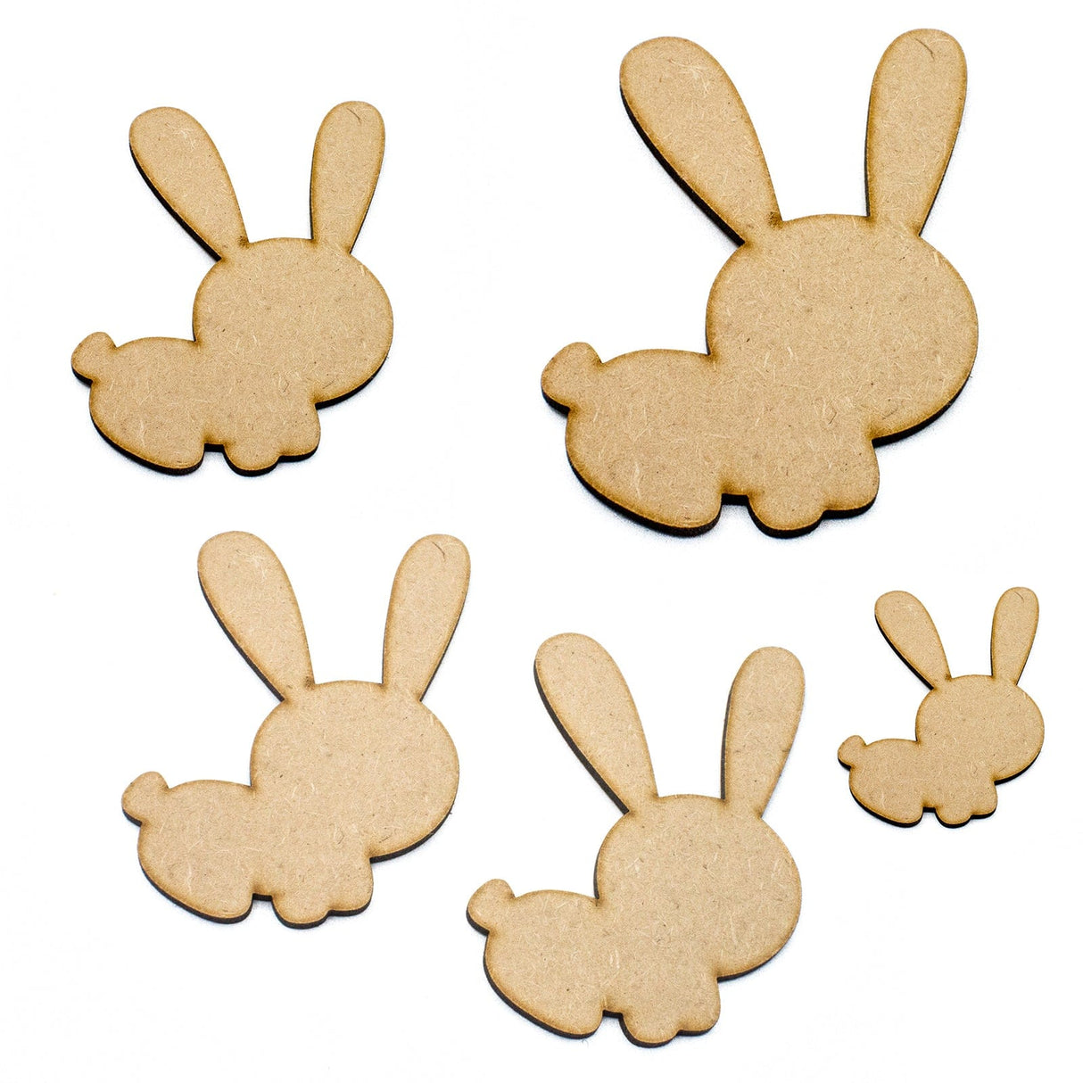 Cute Easter Bunny - Rabbit Craft Shapes - LaserworksUK