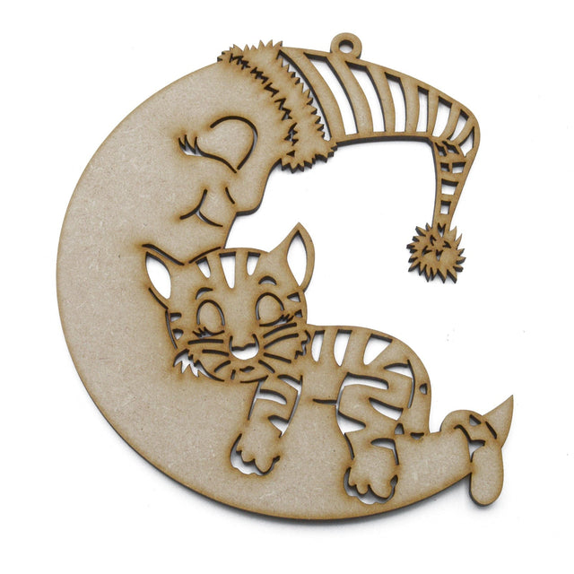 Cute Nursery Moon - Crescent Moon Shapes - LaserworksUK