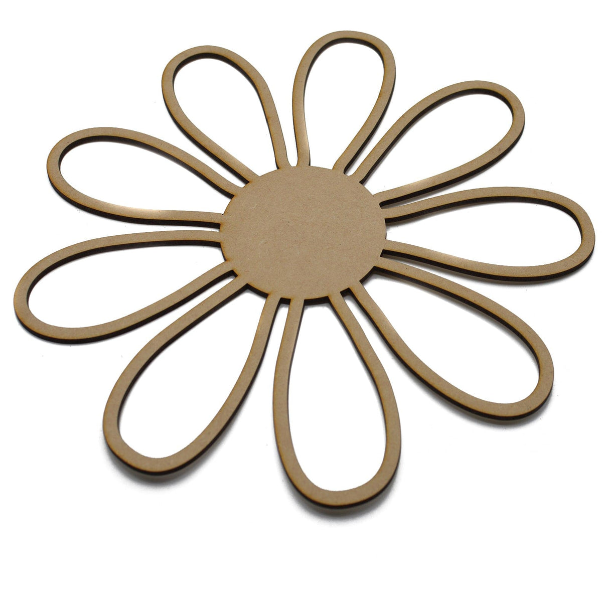 Daisy Flower Outline Cut Out - Macrame Décor - LaserworksUK