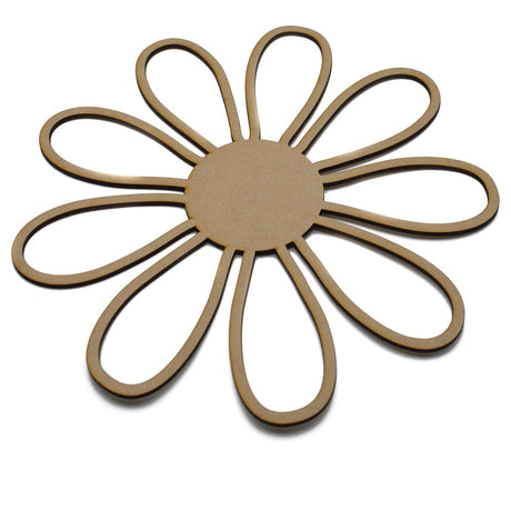 Daisy Flower Outline Cut Out - Macrame Décor - LaserworksUK