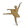 Dancing Ballerina - Ballet Dancer - MDF Craft Shapes - LaserworksUK