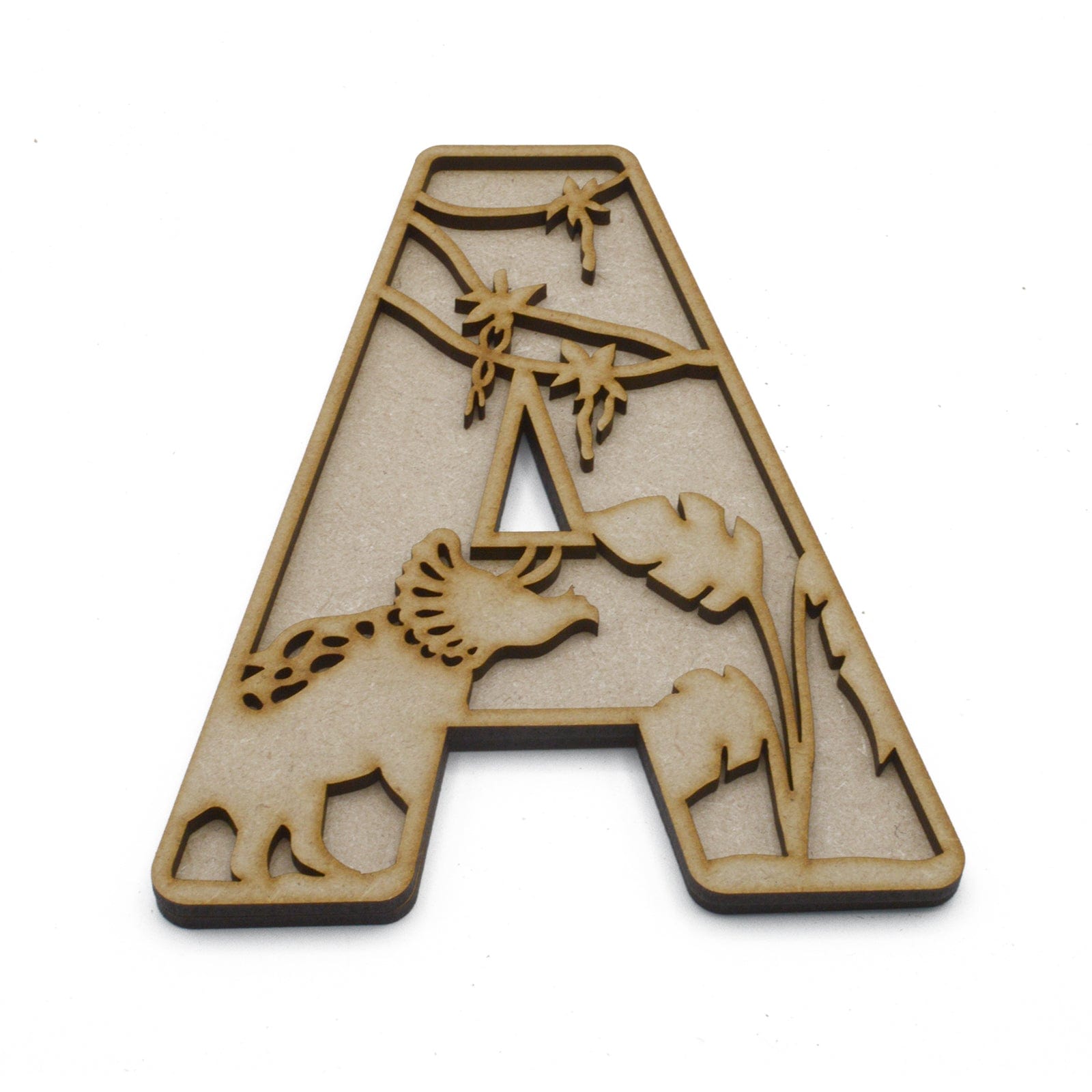 Dinosaur Themed Alphabet Letters - Full Alphabet Set Available - LaserworksUK