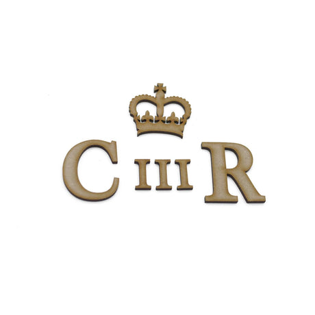 EIIR CIIR Letters and Crown - Wedding Post Box Sign - Laserworksuk