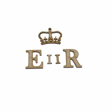 EIIR CIIR Letters and Crown - Wedding Post Box Sign - Laserworksuk