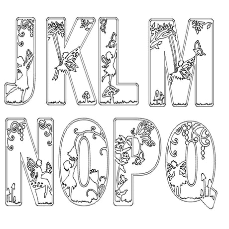 Fairy Alphabet Theme Layered Letters - Full Alphabet Set Available - LaserworksUK