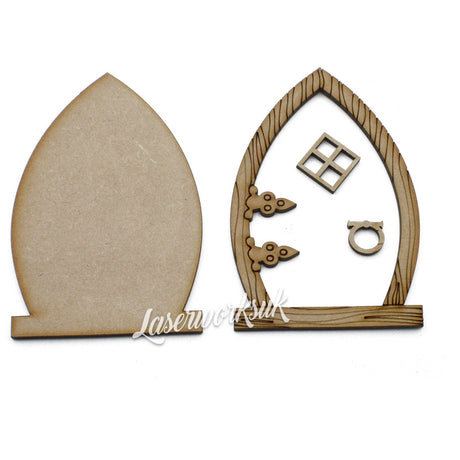 Fairy Doors Craft Shapes - Fairy tale Crafts - Laserworksuk
