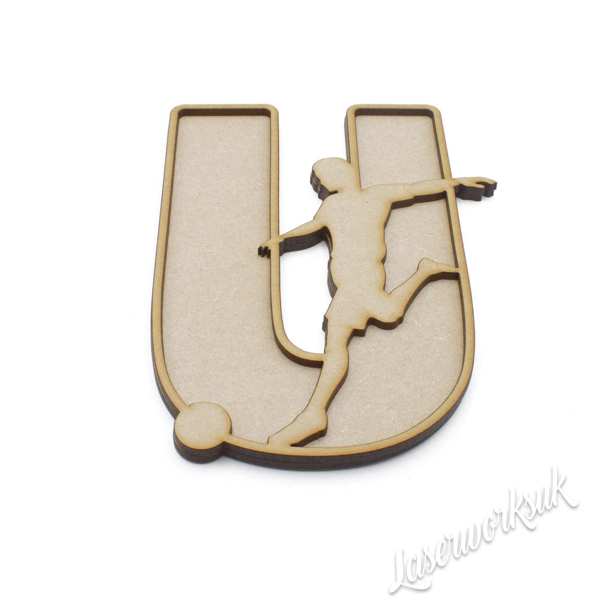 Football Alphabet Letters - Full Alphabet Set Available - LaserworksUK