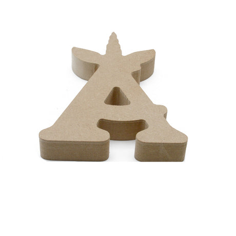 Free Standing 18mm Personalised Unicorn Letters & Numbers - LaserworksUK