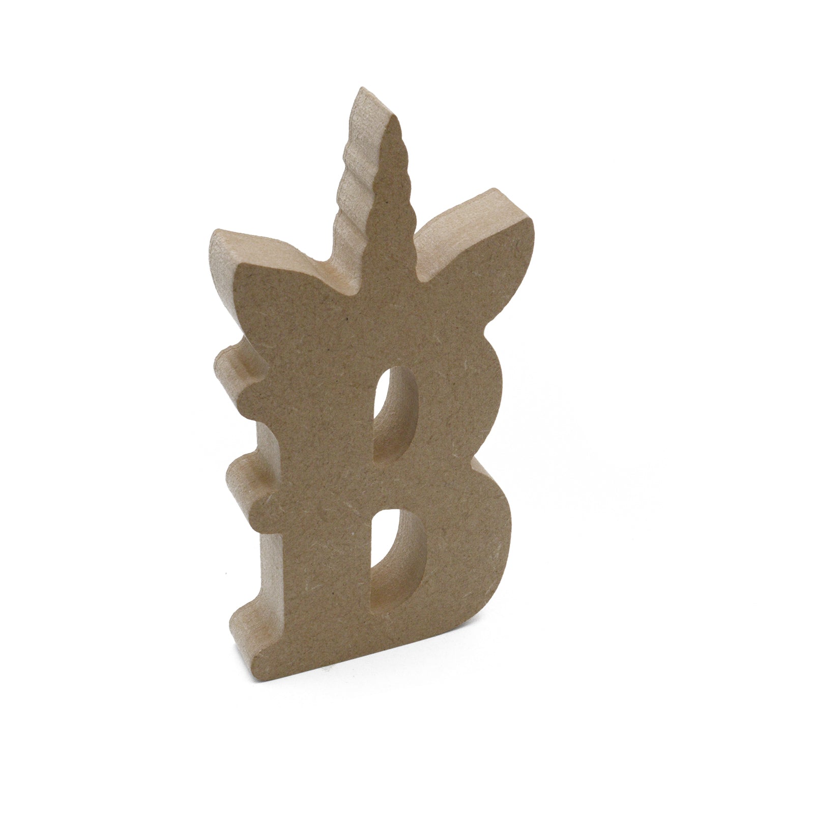 Free Standing 18mm Personalised Unicorn Letters & Numbers - LaserworksUK