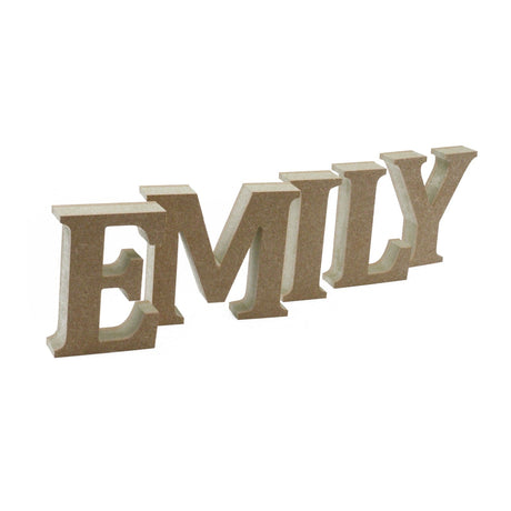 Free Standing 18mm Wooden Letters & Numbers 8cm - 50cm - LaserworksUK