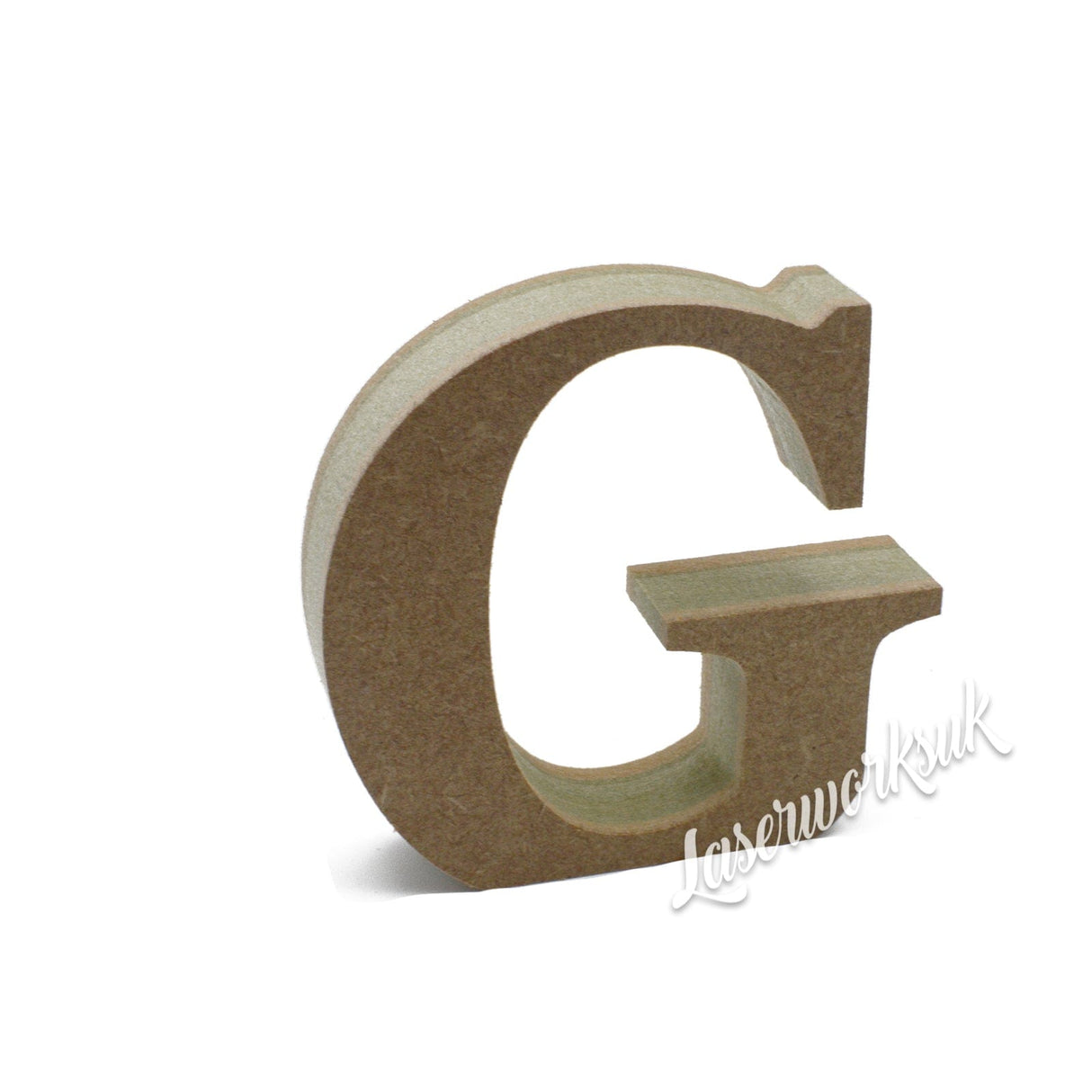 Free Standing Georgia Font 18mm Wooden Letters & Numbers 8cm - 40cm - LaserworksUK
