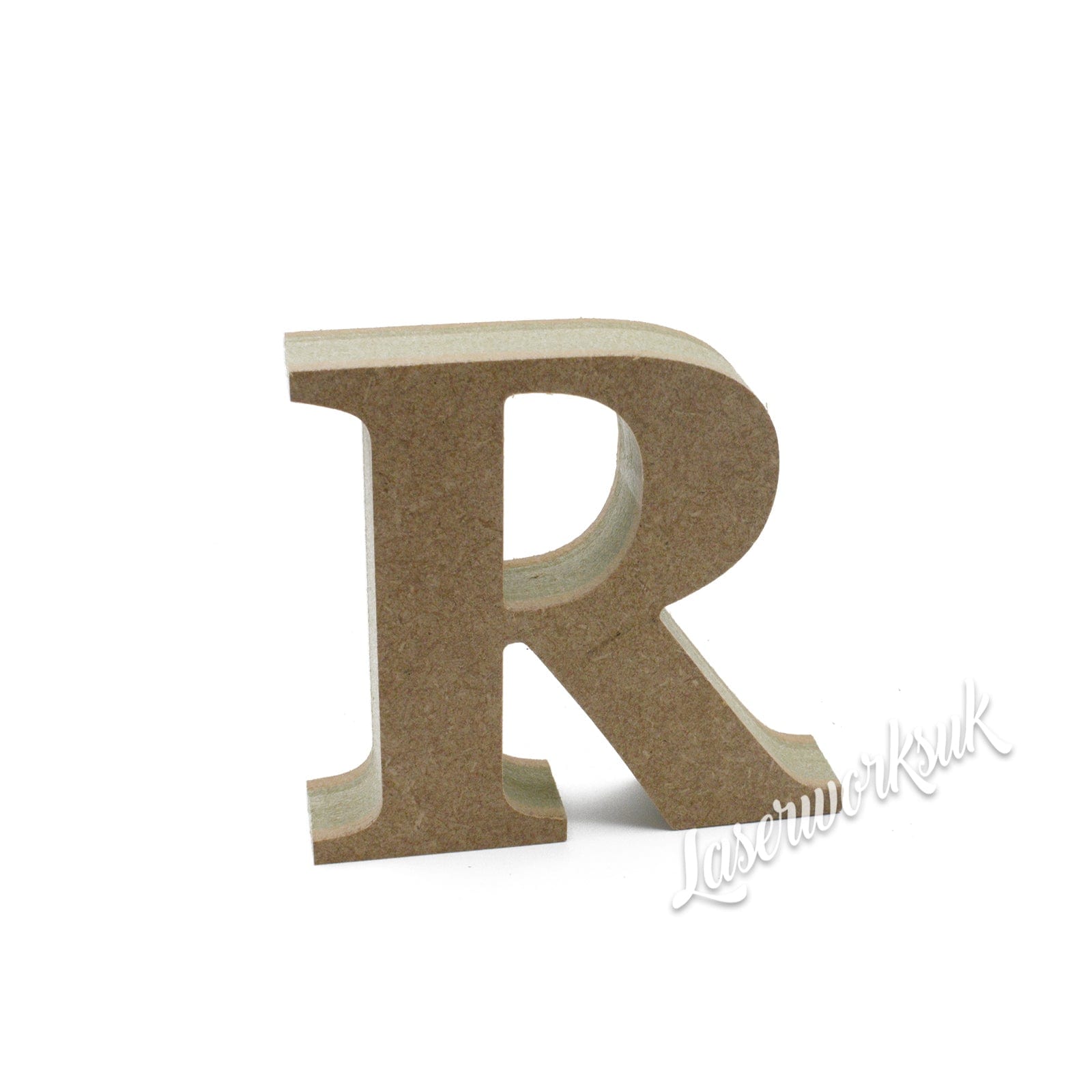 Free Standing Georgia Font 18mm Wooden Letters & Numbers 8cm - 40cm - LaserworksUK
